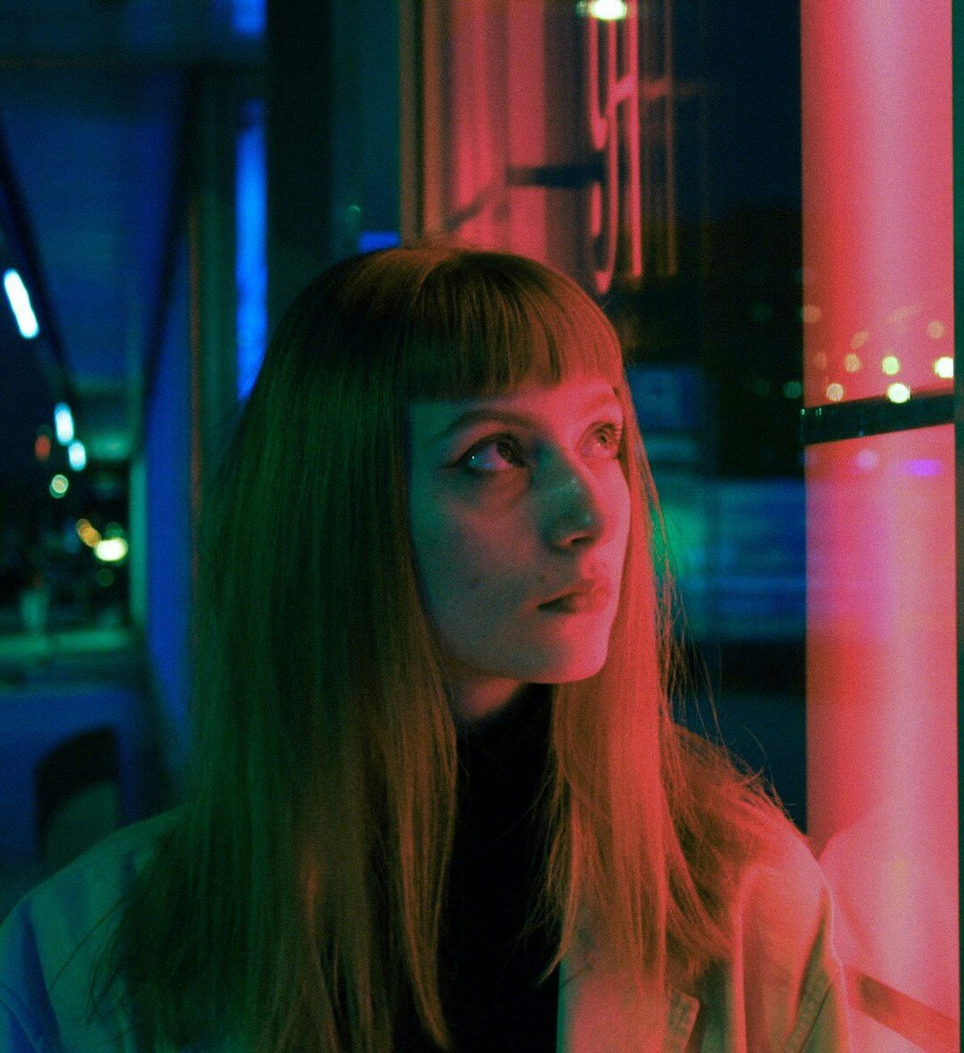 Portrait of a Belgian female broadcast engineer